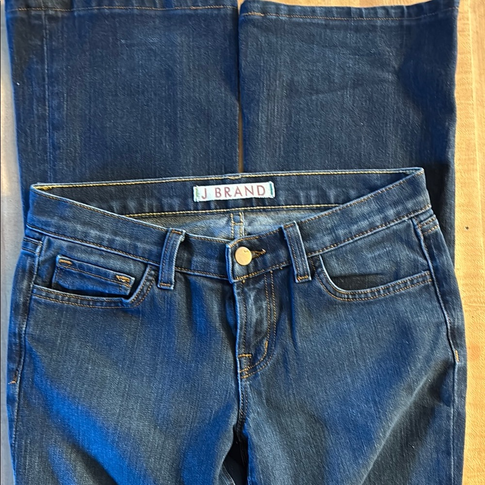 J Brand Blue Straight Leg Jeans Premium Denim